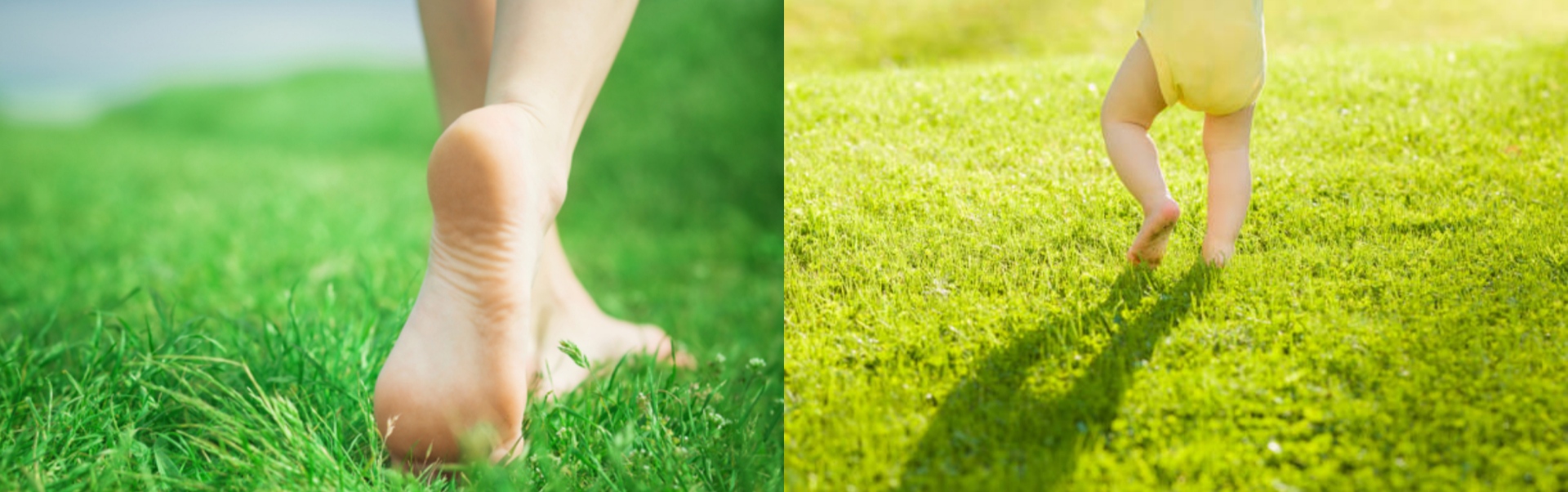 Walking barefoot on green grass- a shortcut to stay healthy