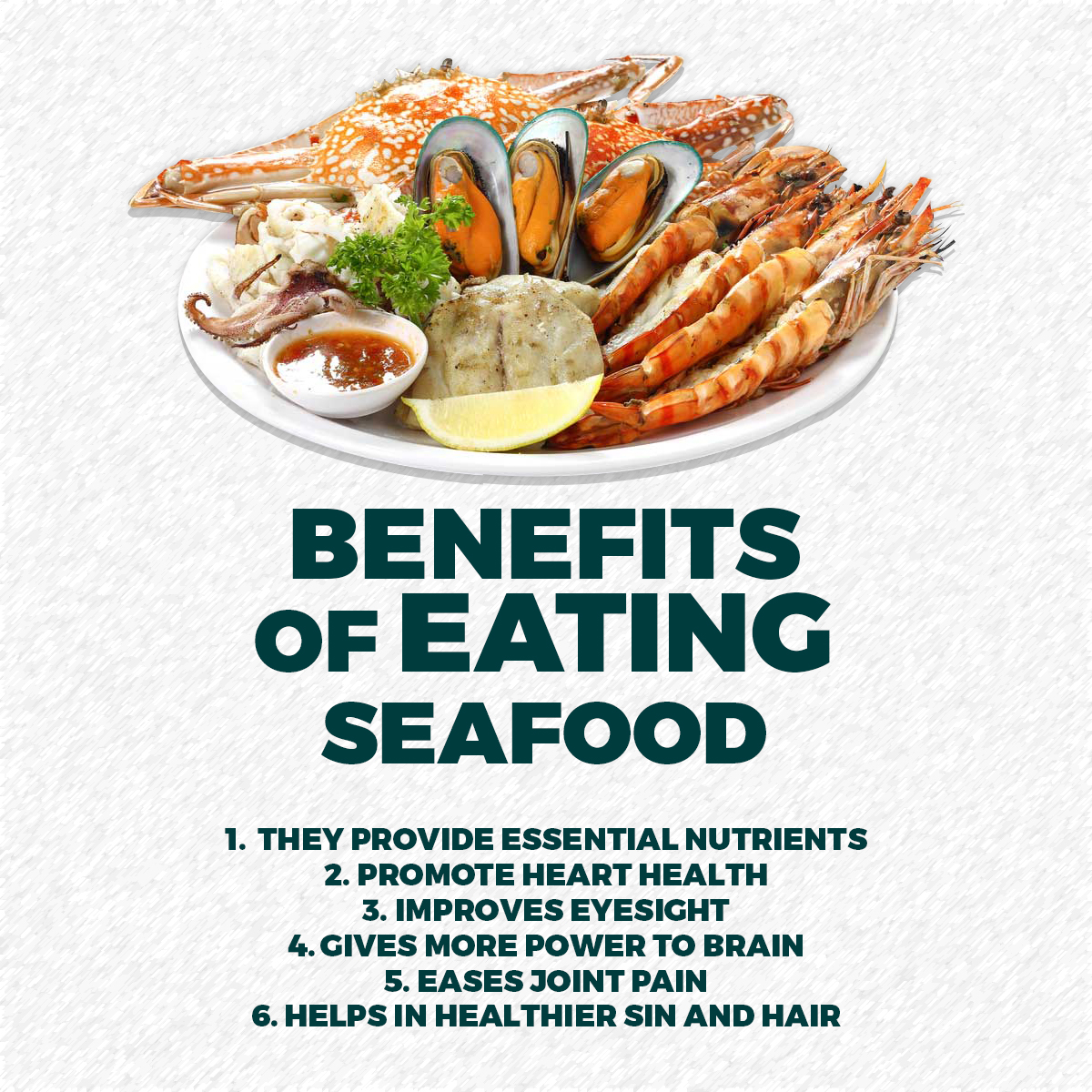 Is eating seafood beneficial for our health?