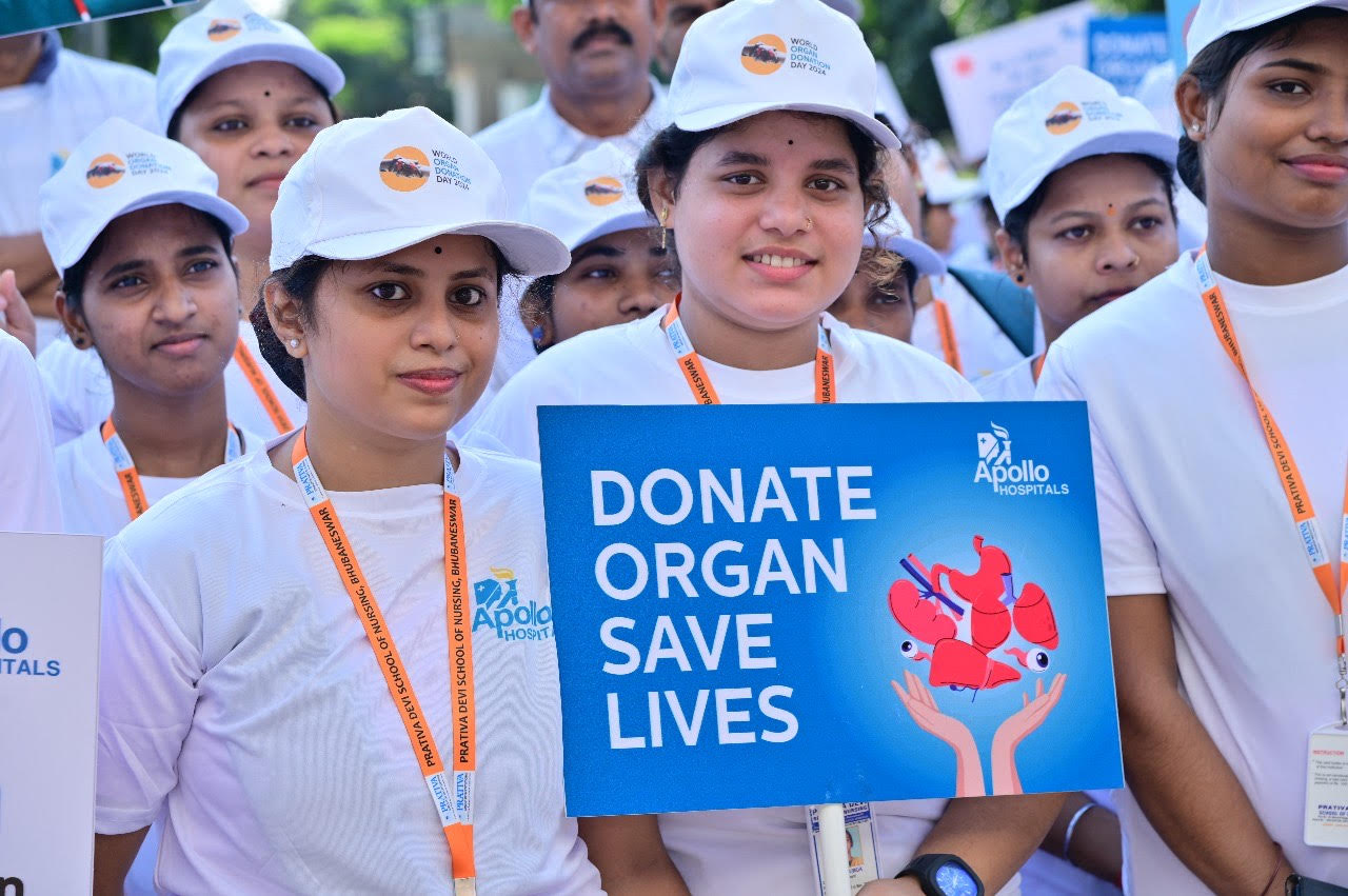 Apollo Hospitals BBSR Celebrates World Organ Donation Day