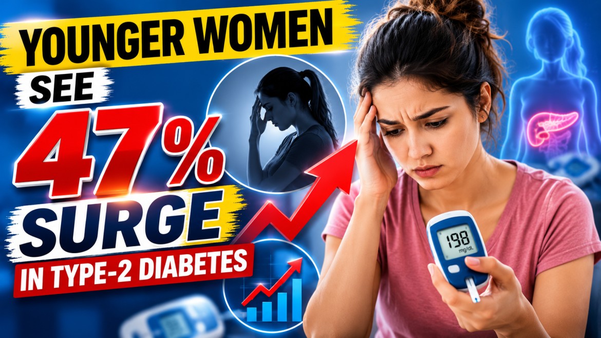 Younger Women See 47% Surge in Type-2 Diabetes Diagnoses, Raising Public Health Concerns