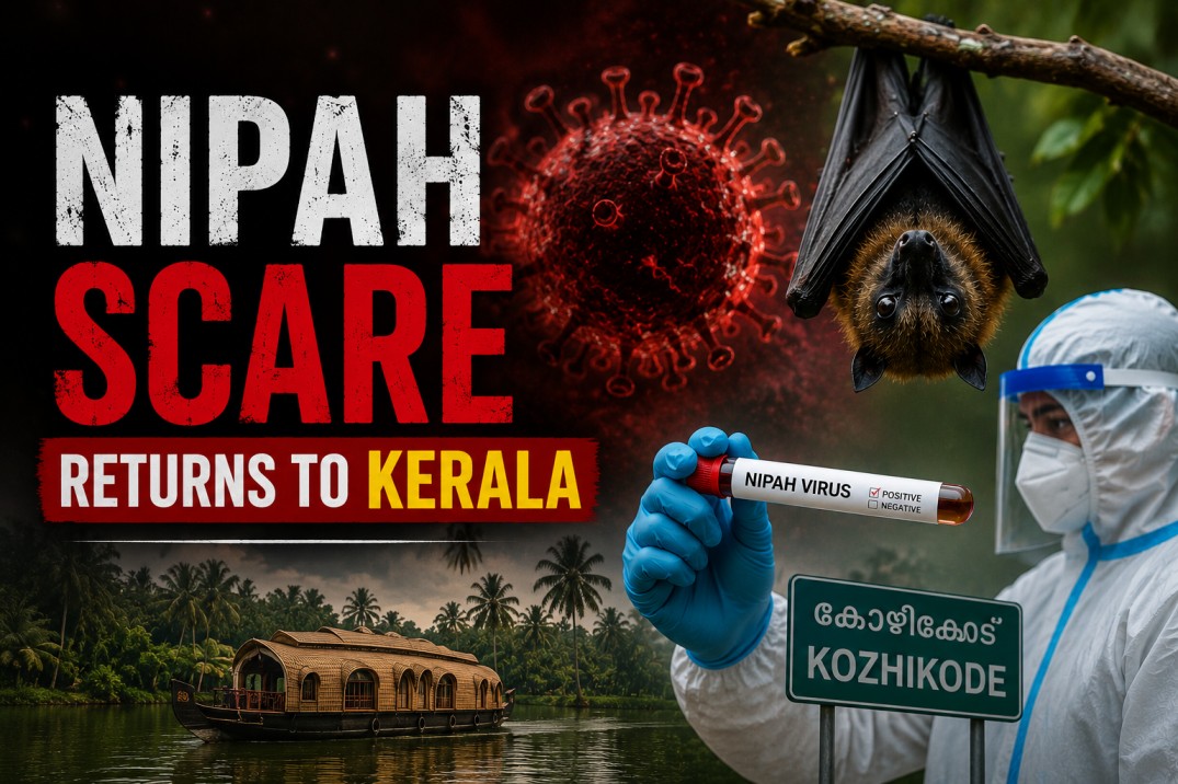 Nipah Scare Returns to Kerala as Suspected Case Emerges in Kozhikode
