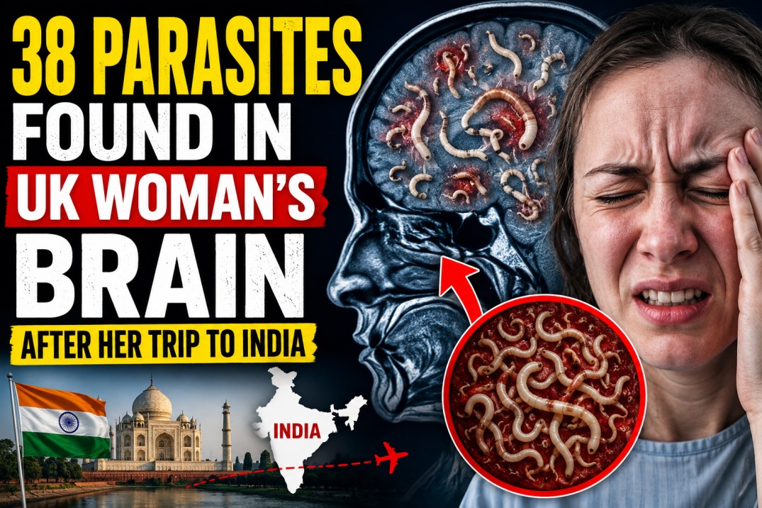 38 Parasites Found in UK Woman’s Brain After Her Trip to India